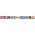 Edupress International Flags Spotlight Border™, 36 Per Pack, PK6 TCR60595